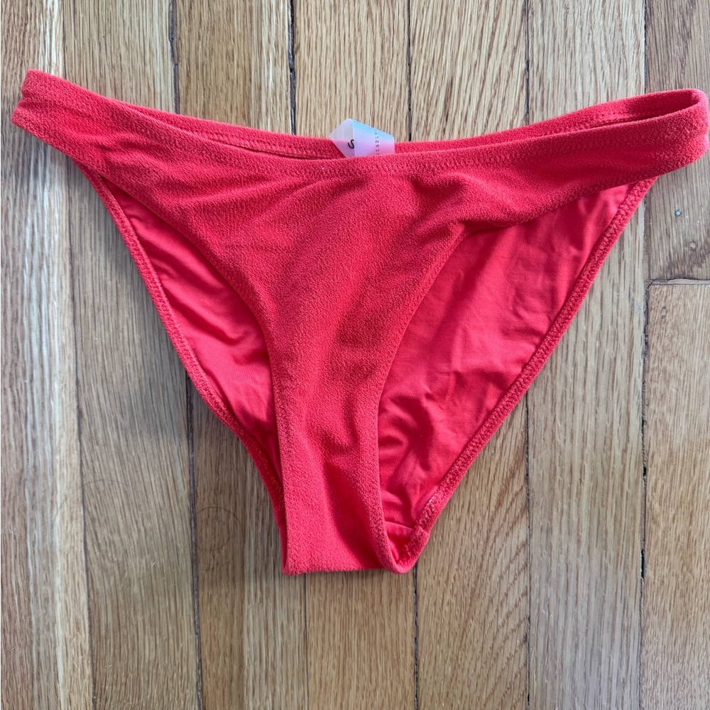 Red bikini bottoms (size S)
